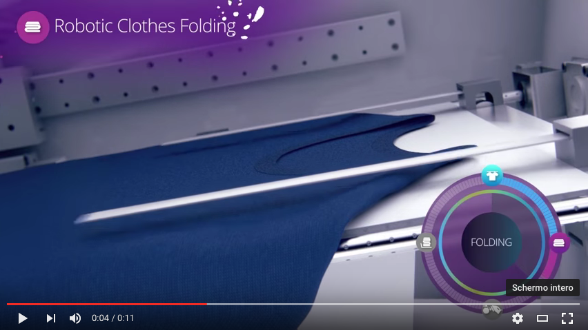 Arriva la macchina che piega e stira da sola il bucato