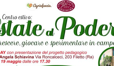 Open Day "Estate al podere", il centro estivo di Agrinfanzia