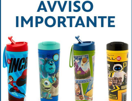 Disney ritira dal mercato alcuni bicchieri